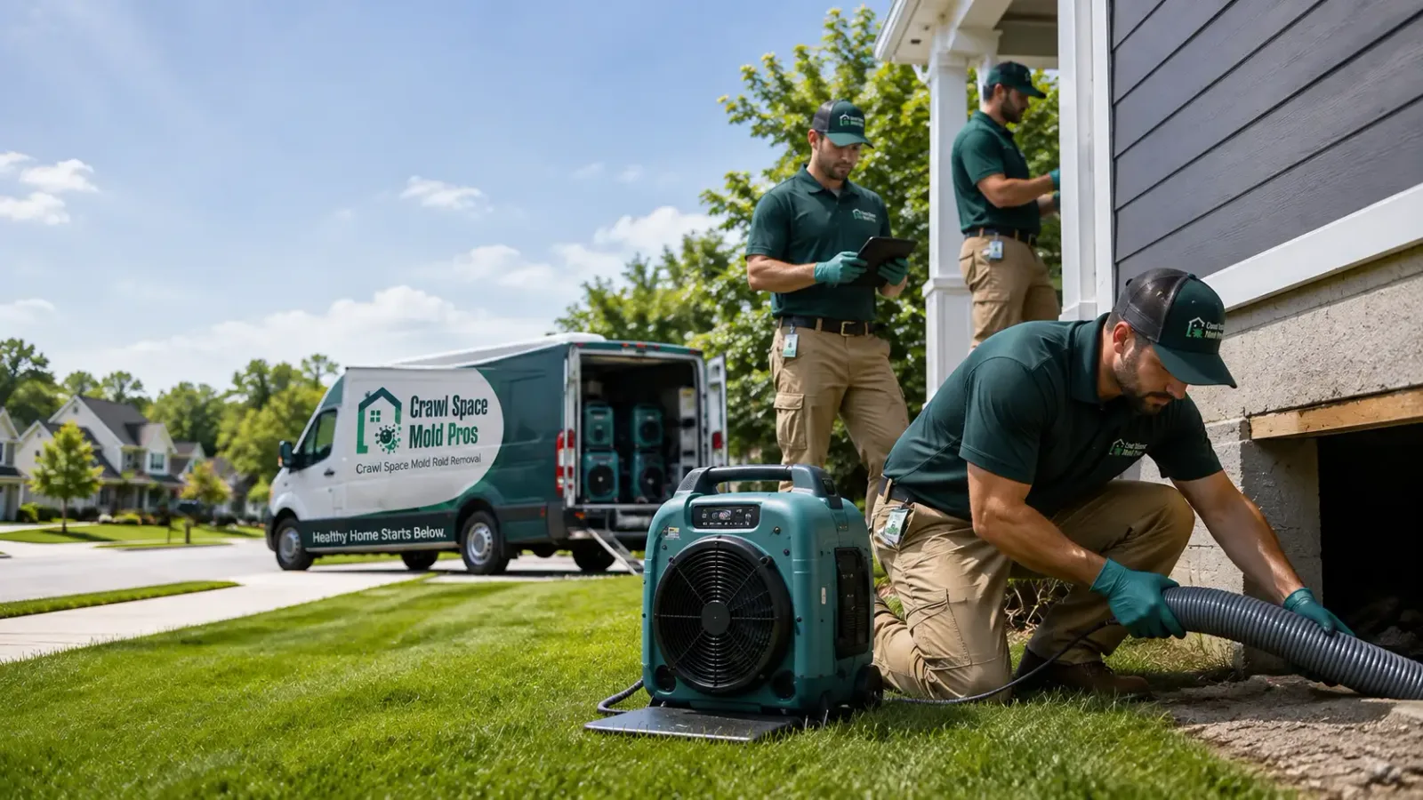 Crawl Space Mold Removal in Squire, WV